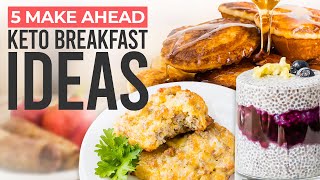 MAKE AHEAD KETO BREAKFAST | 2 Weeks Worth of Low Carb Breakfast Meal Prep in ONE DAY!!