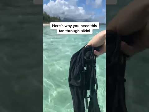 Do You Want Tan Through Swimsuit Like This 