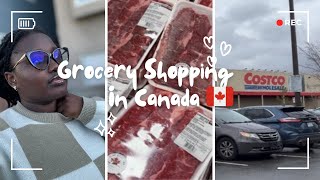 Monthly grocery shopping in Canada | Costco shopping vlog Canada | Living in Canada