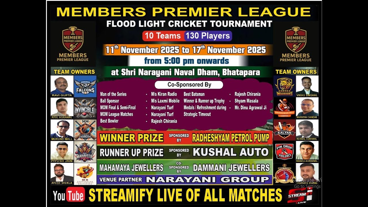 MEMBERS PREMIER LEAGUE | SEASON 2 | DAY 3 | BHATAPARA
