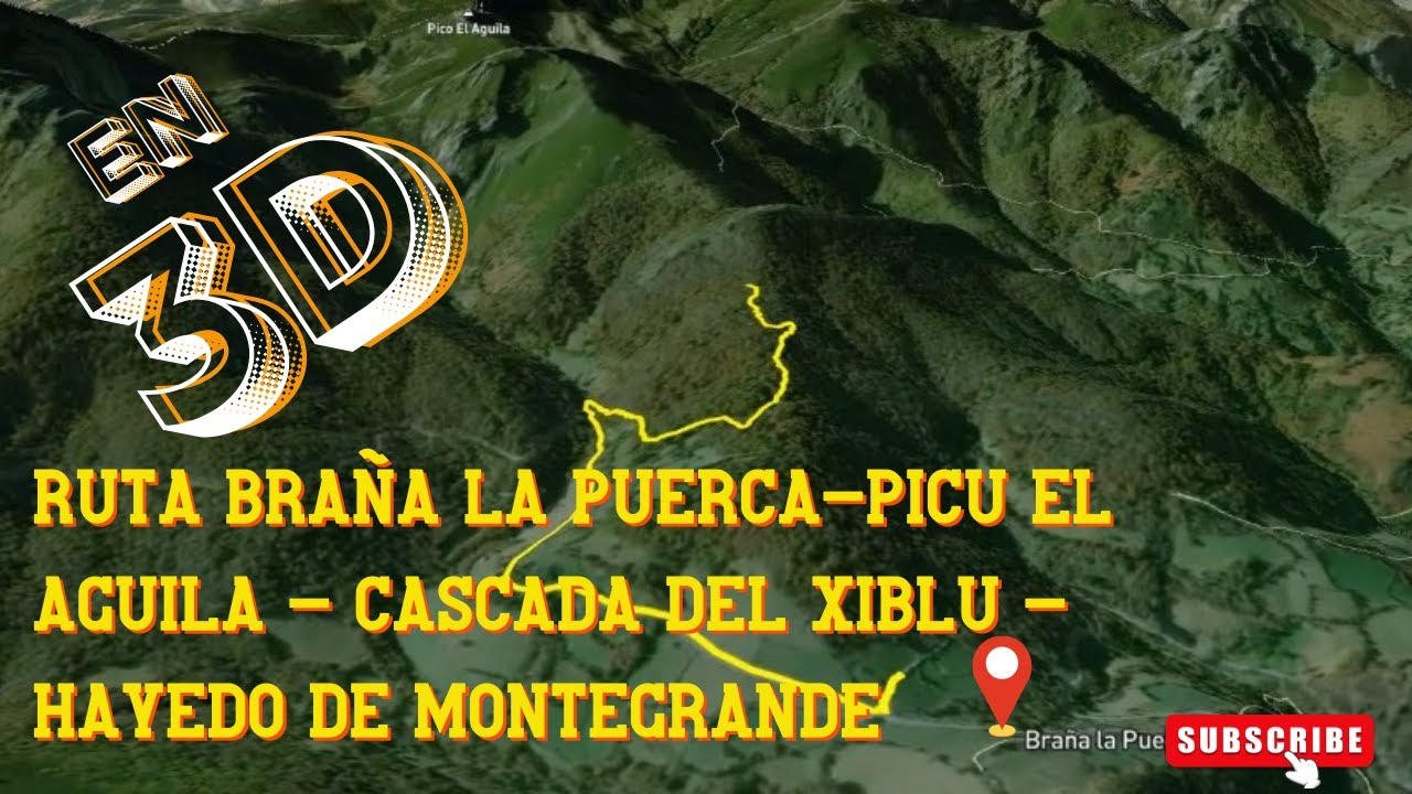 Rutas Senderismo Asturias | Ruta Picu El Aguila - Cascada del Xiblu - Fayéu de Montegrande