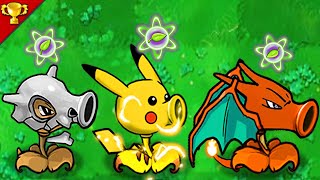 Plants vs Zombies X Pokemon : Pikachu vs Cubone vs Charizard