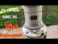 DYNA GLO RMC 95 Kerosene Heater WICK REPLACEMENT- 23,800 BTU Indoor Heater  - YouTube
