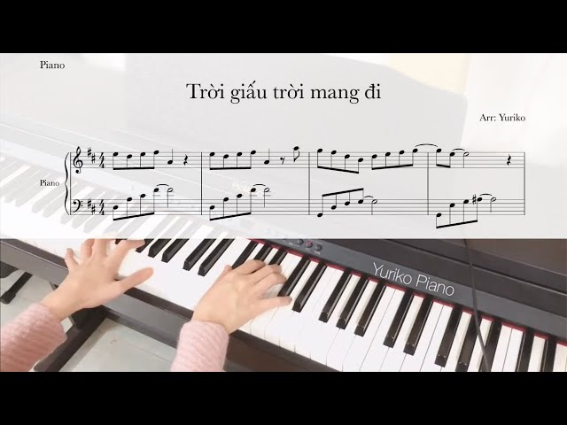 [#yuriko_playlist] TRỜI GIẤU TRỜI MANG ĐI - Amee x Viruss | Piano Cover class=