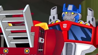 Optimus Prime Takes Charge! | Transformers Rescue Bots | Full Episodes | Transformers Junior