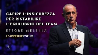 Capire l'insicurezza per ristabilire l'equilibrio del team: ETTORE MESSINA al Leadership Forum