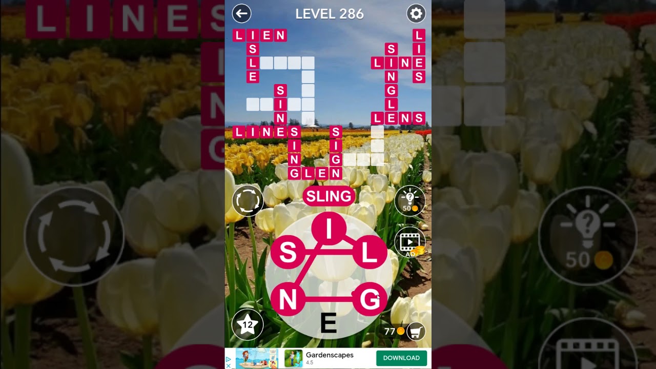 Word Crossword Search level 286