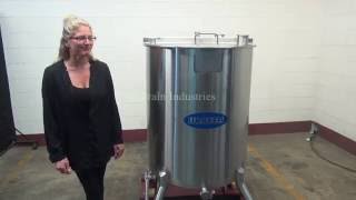 Walker 100 GAL 304 Stainless Steel Single Wall Tank Demonstration