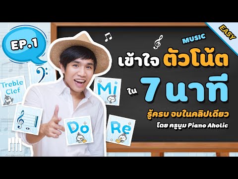 Read music notes for sure! In 7 minutes | Piano Lesson EP.1 | Techniques for reading notes quickl...