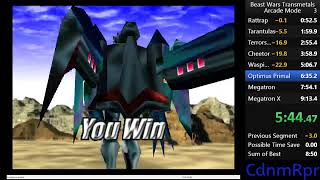 Transformers Beast Wars Transmetals - Speedrun - Arcade - Normal - 835.51