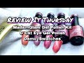 MadamGlam Cat Eye Gel Polish and Gel Kit Review and Swatches