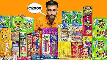 Diwali Crackers Shopping ₹12000 Testing New Stash 2024 | Yogesh 01
