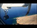 Athens ath to sitia jsh  take off and landing  bombardier q400  olympic air june 2018