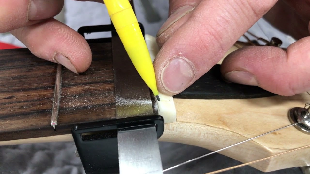 set up: nut and saddle