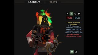 Team Fortress 2 Burning Flames   Scorching Flames All-Class Unusual Combo
