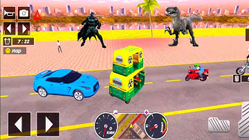 Tuk Tuk auto rickshaw driver 3D game - 259 auto rickshaw driving game - Android iOS Gameplay