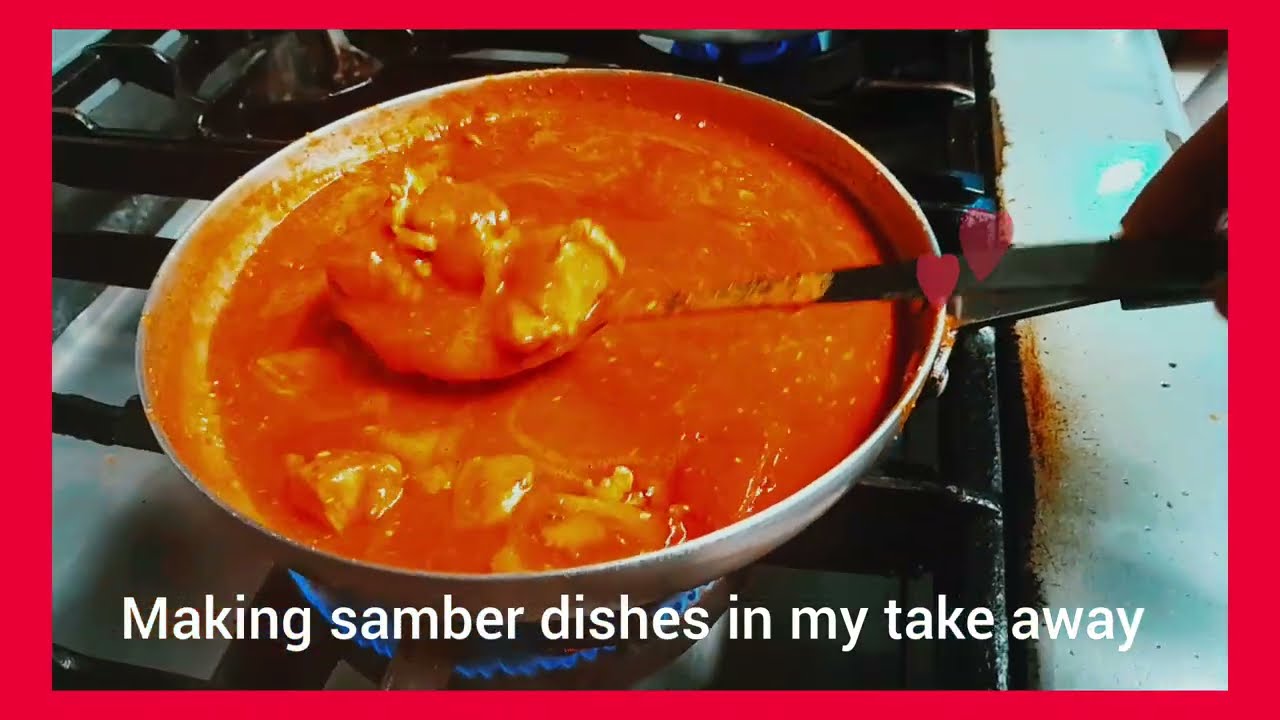   Making samber dishes //Making in my takeaway//Customers dishes//Curry dishes