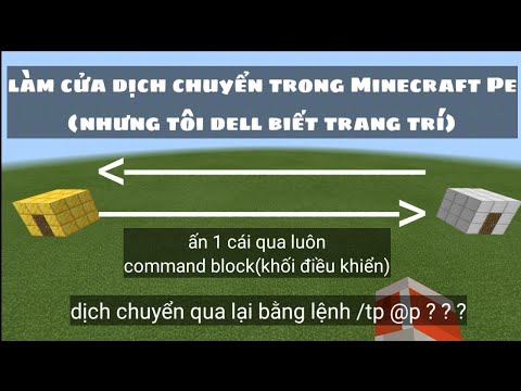 Video Làm cửa dịch chuyển trong Minecraft | Command... - youtube