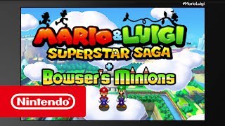 Mario & Luigi: Superstar Saga + Bowser's Minions - E3 2017 Trailer (Nintendo 3DS)