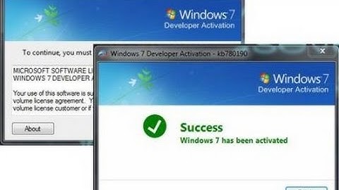 How to Activate Windows 7 all versions