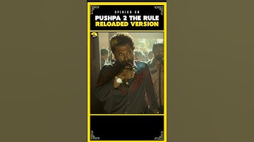 Pushpa 2 The Rule Reloaded Version Opinion|#pushpa2 #alluarjun #rashmika #sukumar #trending #shorts