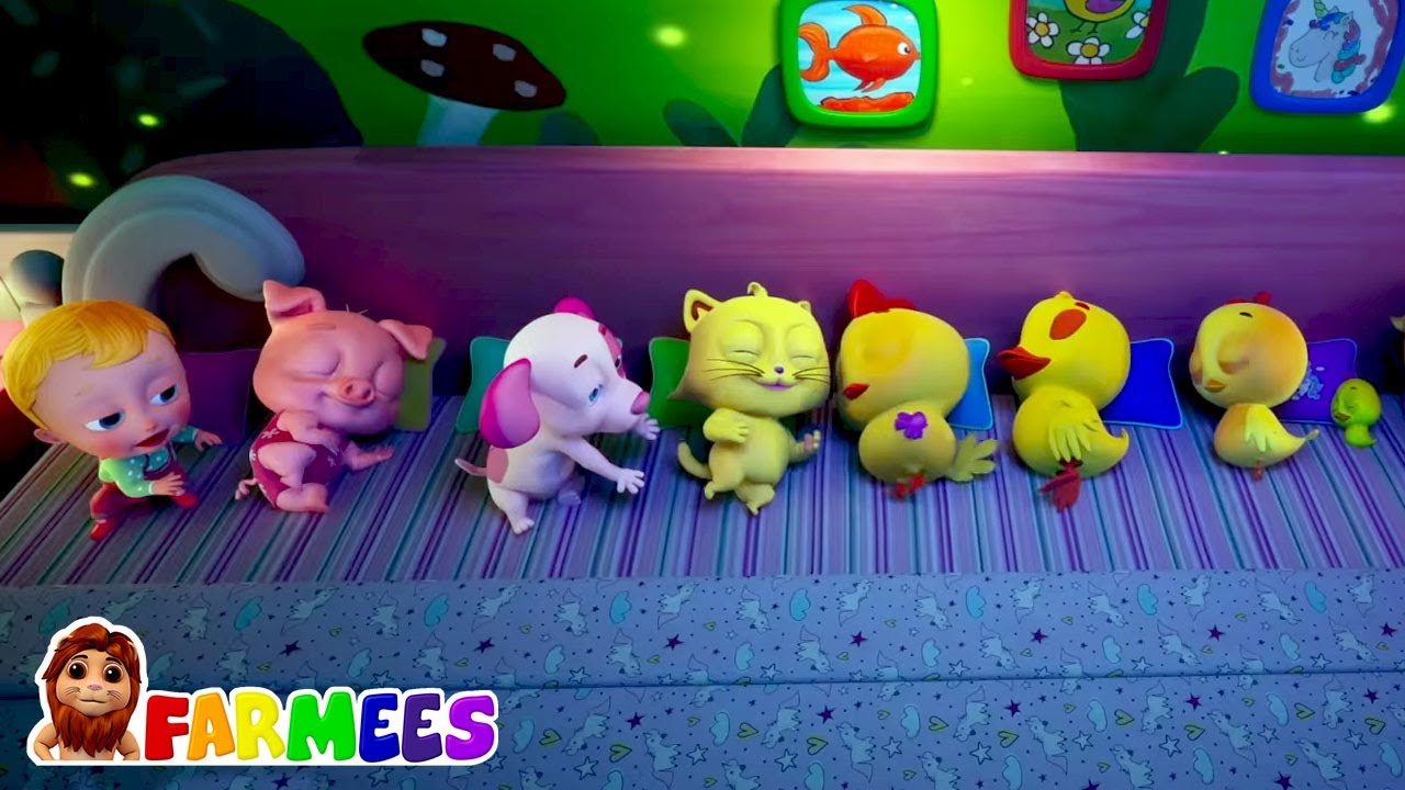 Diez en la Cama Canciones Infantiles y Rimas para Bebés - Farmees