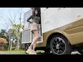 骨折でストレス限界 387万円の軽キャンで現実逃避 Happy1＋/ Tried the Rumored Kei Camper… Something Shocking!