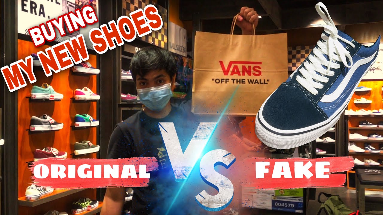 BUYING MY NEW SHOES | Paano malaman kung peke ang Vans? | Vans Old ...