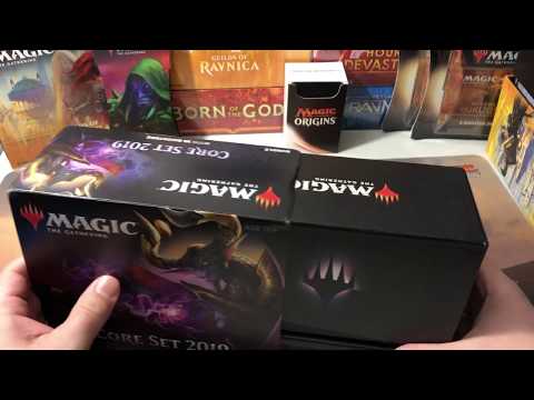 magic the gathering core set 2019 booster box Core Set 2019 Bundle Unboxing