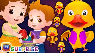 chuchu tv surprise eggs five little ducks learning videos for kids