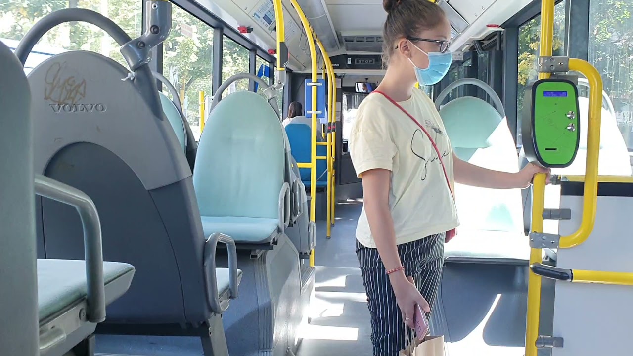 (Buzău) Călătorie cu autobuzul Volvo 7700 Hybrid pe linia 10.