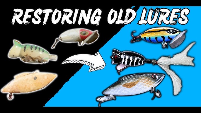 Remove White Stuff From Old Lures, Clean Plastic Fishing Lures, Vintage  Baits