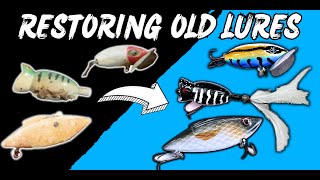 How to Clean up Lures (old fishing lures & found lures)