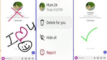 How To Delete Sent Doodles From Instagram Chat