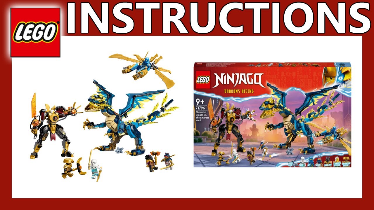 LEGO Instructions | Elemental Dragon vs. The Empress Mech | 71796