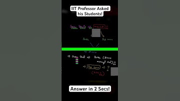 Can you Solve in 2 Sec? IIT Professor asked this! 😱🔥 IIT JEE Professor Supremacy #iit  #shorts