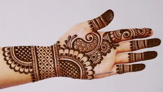 Rakhi special Easy Beautiful Mehndi designs| Simple Fullhand Mehndi|Mehandi| Henna|Mehandi design