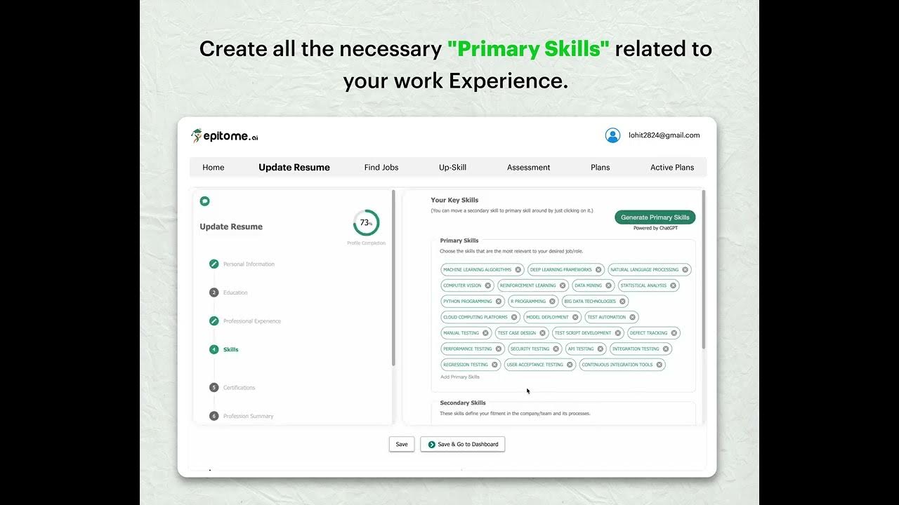 Build Professional Resumes with our Generative AI! - YouTube