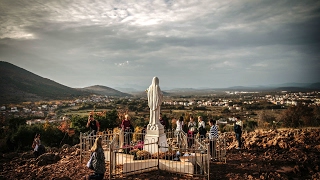Miraculous apparition of the Virgin Mary appears in clouds HD video Image of Miraculous apparition of the Virgin Mary appears in clouds HD video
