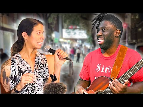 This Teacher Discovers Her Own Singing Voice In Public