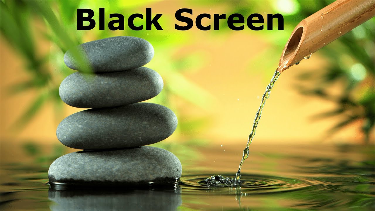 Bamboo Water Fountain Sounds/Black Screen YouTube
