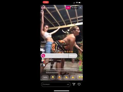 Malu Trevejo twerking ??? on IG live 2/20/19 💃🏻