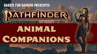 Pathfinder (2e): Basics of Animal Companions