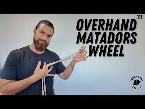 How to OVERHAND MATADOR'S WHEEL | Rope Flow Tutorial | Lesson 21