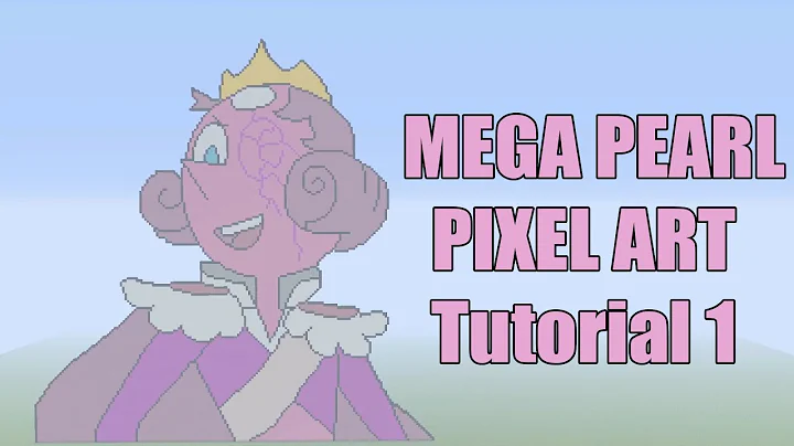 Minecraft Mega Pearl Pixel Art Tutorial Part 1 (Steven Universe)