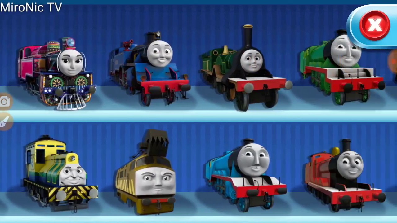 Паровозик томас персонажи имена с картинками