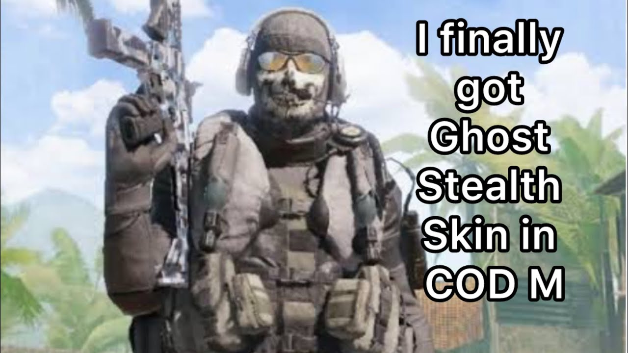 I finally got Ghost Stealth skin in COD M