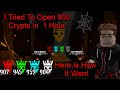 Trying to opening 900 crypt king tombs a thrilling house td adventure  roblox