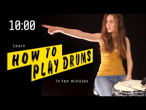 Learn how to play drums in 10 minutes with Sina
