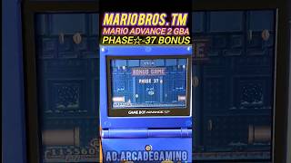 Mario Bros Phase 37 Bonus - Super Mario Advance 2 Played On Nintendo Game Boy Advance SP GBA
